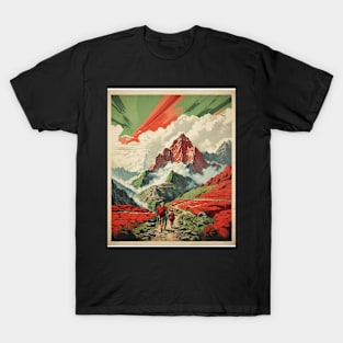 Inca Trail Peru Tourism Vintage Poster T-Shirt